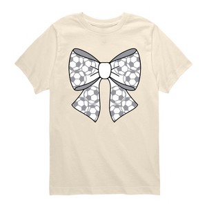 Boys' - Instant Message - Soccer Bow Short Sleeve Graphic T-Shirt - 1 of 4