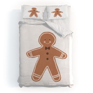 Orara Studio Gingerbread Man I Duvet Cover + Pillow Sham(s) - Deny Designs - 1 of 4