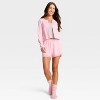 Women's Variegated Ribbed Pajama Cardigan - Auden™ - 3 of 3