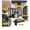 Brown Large Dog Crate Furniture Flip Top Kennel with 2 Doors Latches Heavy Duty Metal Cage End Table Farmhouse Style for Medium & Large Dogs Brown - 4 of 4