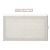 Home Weavers Luxury Collection 100% Cotton Tufted Bathroom Rug, Non-Slip Latex Bath Rug - 3 of 4