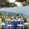 RCZ Décor Elegant Round Table Cloth - Made With Fine Crushed-Velvet Material, Beautiful Royal Blue Tablecloth With Durable Seams - 4 of 4