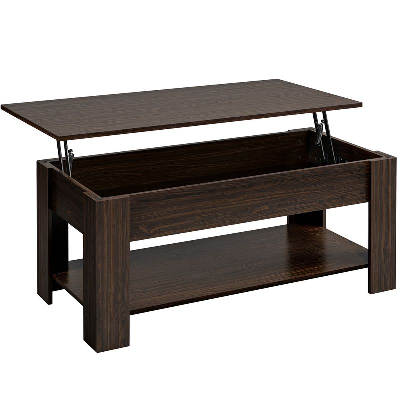 Yaheetech Lift Top Coffee Table with Hidden Compartment & Open Shelf For Living Room, 1 of 13