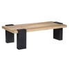 Royal Hampton Wide Rectangular Top Handcrafted Coffee Table, 60 Inch - 4 of 4