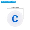 Unique Bargains Acrylic Self-Adhesive Decor Home Hotel C/H Water Label - 2 of 4
