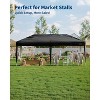 Garvee 10x20 FT Pop Up Canopy with 6 Removable Sidewalls, Heavy Duty Outdoor Canopy Tent 3 Adjustable Height Gazebo for Parties, Garden - 2 of 4