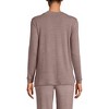 Lands' End Women's Faux Cashmere Long Sleeve Cozy Pajama Top - 2 of 3