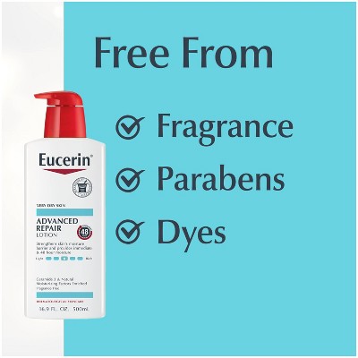 Eucerin Advanced Repair Unscented Body Lotion for Dry Skin - 16.9 fl oz_10