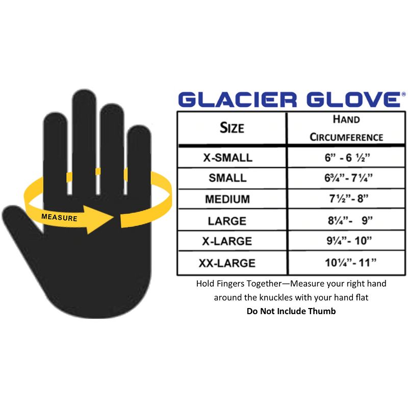 Glacier Glove Waterproof Slit Finger Pro Angler Gloves, 4 of 5