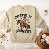 Simply Sage Market Women's Graphic Sweatshirt Creepin' It Country Cowboy - 3 of 4