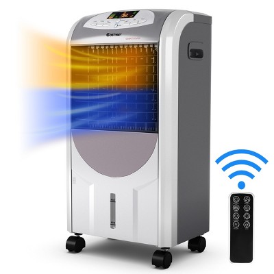 Costway Portable Air Cooler Fan & Heater Humidifier with Washable Filter Remote Control