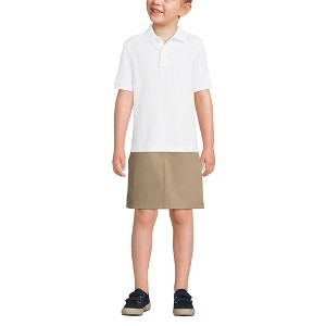 Lands' End School Uniform Kids Short Sleeve Mesh Polo Shirt - 1 of 4