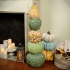 Northlight Five Tiered Stacked Pumpkins Thanksgiving Decoration - 42.5" - 2 of 4