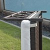 Lyngins PE Wicker Elevated Dog Bed,Breathable Outdoor Pet Couch with Soft Cushion for Patio,Garden,Living Room - 4 of 4