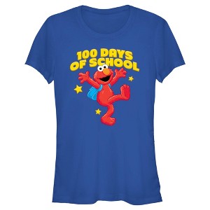Junior's Sesame Street Elmo 100 Days of School T-Shirt - 1 of 4