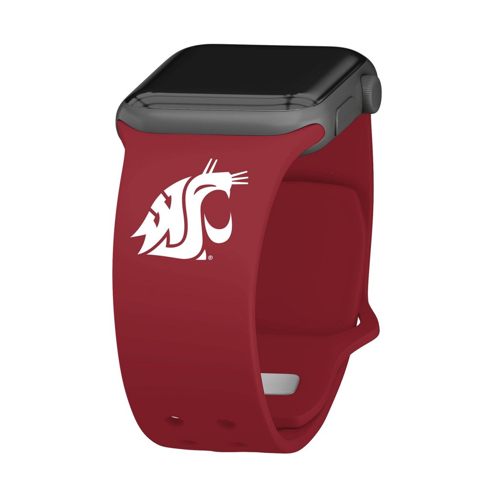 Photos - Watch Strap NCAA Washington State Cougars Silicone Apple Watch Band 38/40/41mm