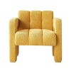 31.10" Boucle Upholstered Accent Chair, Modern Wood Frame Armchair - Maison Boucle - 2 of 4