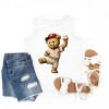 The Juniper Shop Baseball Bear Youth Tank Top - 2 of 4