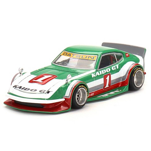 Datsun Fairlady Z Kaido Gt V1 Rhd #1 White With Stripes kaido House  Special 1/64 Diecast Model Car By True Scale Miniatures : Target