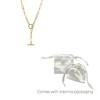 Adornia Tarnish Resistant 14k Gold Plated Slide Thru Paper Clip Chain Lariat - 3 of 3