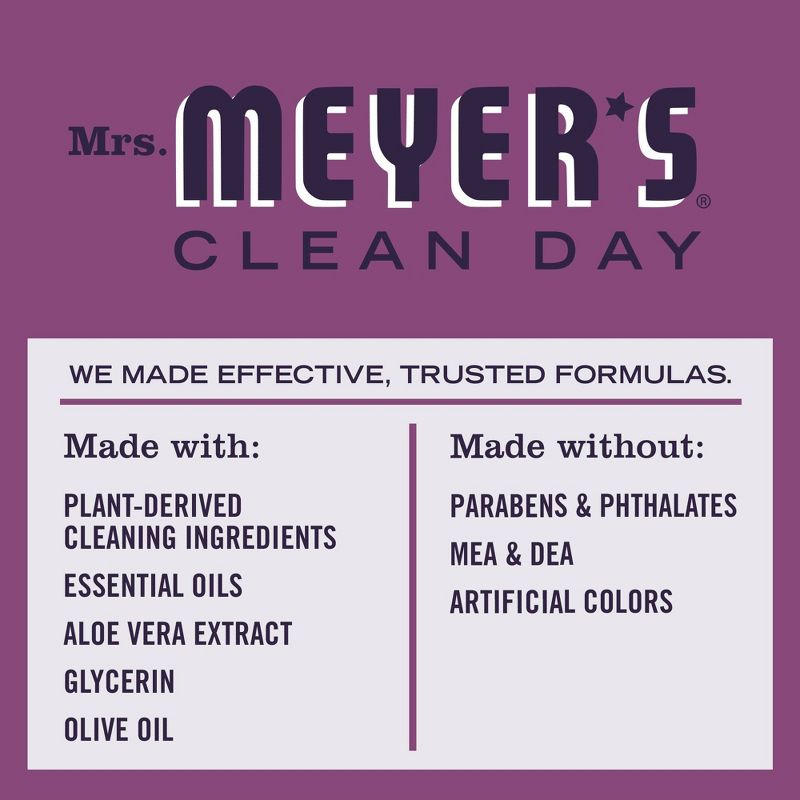 Mrs. Meyer&#39;s Clean Day Gel Hand Soap Refill &#8211; Plum Berry Scent - 33 fl oz, 6 of 7