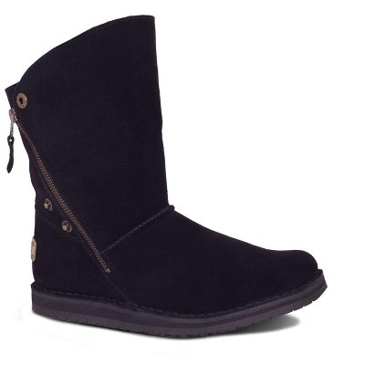 Cloud Nine Sheepskin Ladies Trixie Sheepskin Boot - Black - 7 : Target