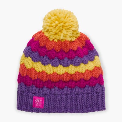 Turtle Fur Girls Jocelyn Beanie - Kids Winter Pom Hat
