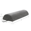 Saloniture Jumbo Half 26" x 9" x 4.5" Round Massage Table Bolster Pillow Pad - 3 of 4