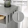 Okak Barn Door Style Buffet Cabinet with Storage for Living Room 34.5" Farmhouse Kitchen Sideboard Cabinet with Adjustable Shelf - 4 of 4