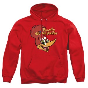 Woody Woodpecker Retro Logo Adult Pull-Over Hoodie - 1 of 4