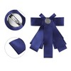 Elerevyo Women's Ribbon Brooch Bowknot Neck Bow Ties - 3 of 4