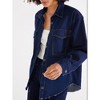 Women's Anary Dark Denim Button Shirt - ETICA - 4 of 4
