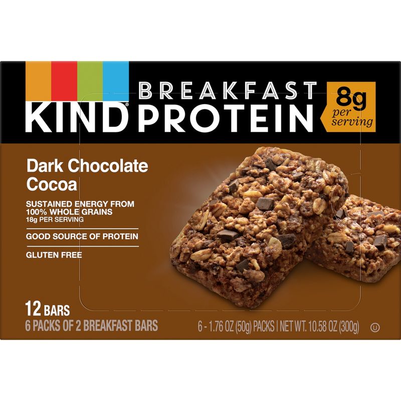 Kind Breakfast Dark Chocolate Protein Bars - 10.58oz, 2 of 13