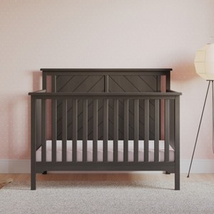 Child Craft Hampton Flat Top 4-in-1 Convertible Crib, Converts to Day Bed, Toddler Bed and Full Size Bed, 3 Mattress Positions, Baby Safe Finish - 1 of 4