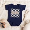 The Juniper Shop Retro Checkered Babe Baby Bodysuit - 2 of 2