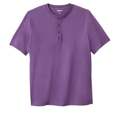 KingSize Men's Big & Tall Shrink-Less Lightweight Henley T-Shirt