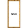 PosterPalooza | 10x24 Bamboo Picture Frame, UV Acrylic, 4 Finishes - Brown, Black, Gold, and Natural - 2 of 4