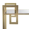 Eliza 2 Tier Bar Cart - BCT8005A - Brass/Glass - Safavieh - 3 of 4