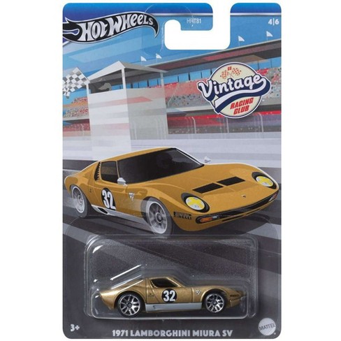 Hot Wheels Vintage Racing Club 1971 Lamborghini Miura Sv Diecast Car Target