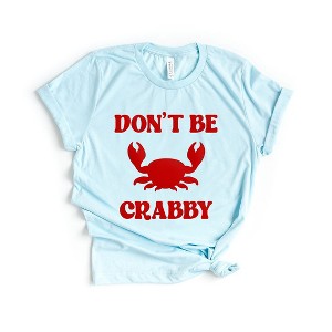 Simply Sage Market Women's Don't Be Crabby Puff Print Short Sleeve Graphic Tee - 1 of 4