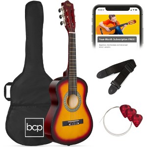 Best Choice Products 30in Kids Acoustic Guitar Beginner Starter Kit with Strap, Case, Strings - 1 of 4