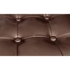 vidaXL Tub Chair with Footstool Faux Leather Lounge Arm Chair - Brown - 4 of 4