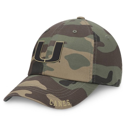 NCAA Miami Hurricanes Unstructured Chambray Cotton Hat