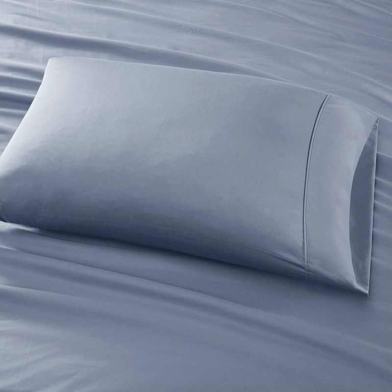 525 Thread Count Solid Cotton Blend Sheet Set, 5 of 8