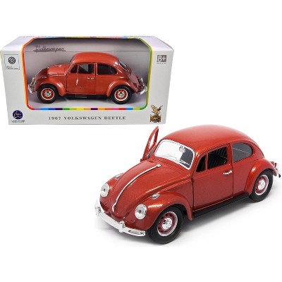 1967 Volkswagen Beetle Copper Metallic 1/24 Diecast Model Car by Road Signature