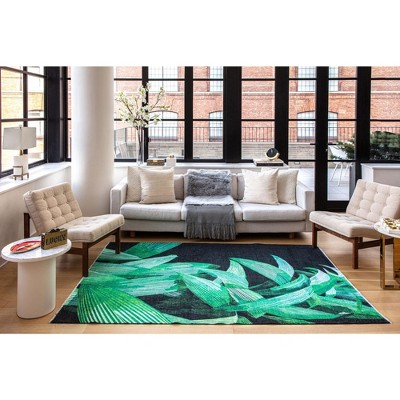 Elizabeth Sutton Maisie MI50B Modern Floral Area Rug