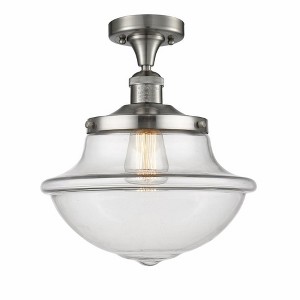 Oxford - 1 Light Semi-Flush Mount In Traditional Style-13.5 Inches Tall and 11.75 Inches Wide - 1 of 1