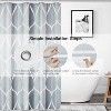 LunaLulinlk Geometric Shower Curtain with Hooks - 4 of 4
