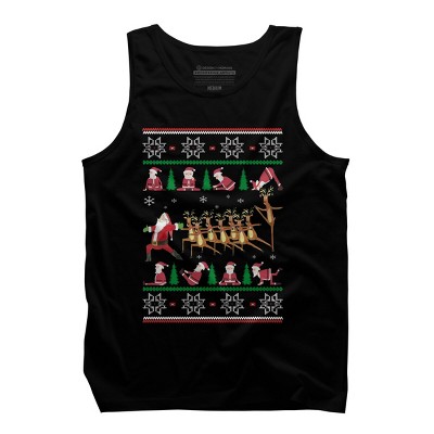 Men's Design By Humans Yoga Christmas By sophialada Tank Top