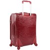 Kathy Van Zeeland Croco Luggage Expandable 20 Inch Carry on with 4 Spinner Wheels - 2 of 3